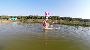 Preview 1 of Goodnight Sonxxx - I play ball in the lake!