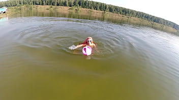 Preview 4 of Goodnight Sonxxx - I play ball in the lake!