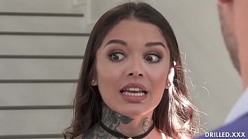Preview 1 of Bangla New Sxe 2018 - Naughty Brunette Gets a Lesson in Ass Play Before Getting Drilled By Big Cock