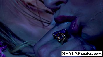 Preview 1 of Licking Pale - Busty Nikka obeys Shyla Stylez&#039_s commands in this erotic girl on girl sex