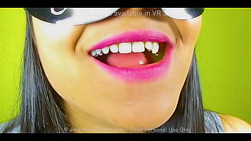 Preview 3 of Sunny Leaon Xxx Giral - Girl with beautiful teeth crumpled chewed up candy chewing gum nuts to mud chew videos,  look her very close in her mouth