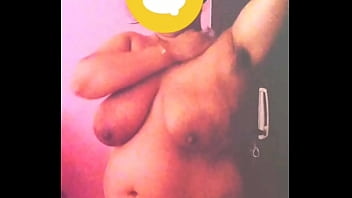 Preview 1 of Teen Pantyhose Two - Big boobs Bengali wife Naughty Olivia cleaning CUM from her body