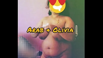Preview 4 of Teen Pantyhose Two - Big boobs Bengali wife Naughty Olivia cleaning CUM from her body