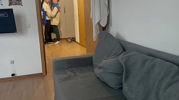 Preview 1 of Yoga Fantasy - gave my stepbrother a deep blowjob and licked his cum