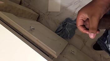 Preview 4 of Tamil Old Man Rap Sex Video - A quick solo in the bathroom.