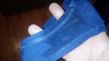 Preview 3 of Leather Skirt Dominatrix - Smelling Dirty panties