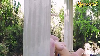 Preview 2 of Xxx Chiennasse - MAMACITAZ - Lesbian Fun On A Public Park With Two Delicious Girls (Misha Cross &amp_ Sienna Day)