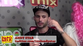 Preview 2 of Boy Cc Boy - #TBTPapoMix - Andy Star lembra o inicio da carreira nos filmes porn&ocirc_s - Exibido em 2016 - Parte 2 - Twitter: @TVPapoMix