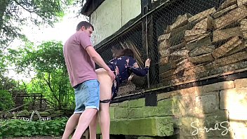 Preview 3 of Kokal Khan Xvideo - Fucking at an abondand barnyard - outdoor sex
