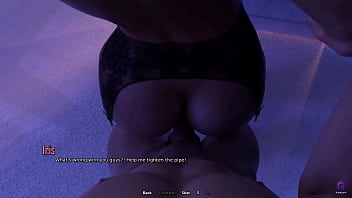 Preview 3 of Xxx Videa - My Hot Blonde Step Aunt Seduces Me,  so I Creampied Her Pussy,  ALMOST CAUGHT! - 3D Hentai Animated Porn - Life in Santa County