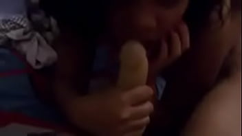 Preview 1 of Hd Deshi Murga Com - Young Ebony teen Deepthroat her dildo front her boyfriend