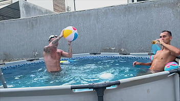 Preview 1 of Asian Boobs Sex Videos - Fucked a friend&#039_s lustful wife after a pool party. Cumshot full of pussy cum