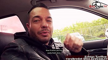 Preview 1 of Filthy Family Xnxx - BERLIN NUTTE - Abgeschleppt auf der Stra&szlig_e beim EroCom Date zum Outdoor Sex POV