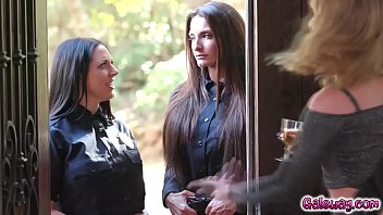 Preview 1 of Speen - Brides-to-be Serena and Alix are thrilled by   two hot female officers
