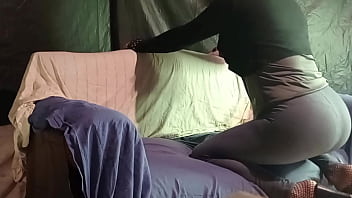 Preview 1 of Sauna Lumidoll - I tell my friend that I wear women&#039_s clothes and she fucks me pegging strap-on