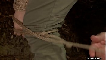Preview 3 of Anal Xxxxxx - Tied blonde gets fucked in sexual ritual