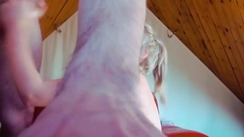 Preview 2 of Lena Palu With Pumpinged - This Little Blonde Knows How To Suck Properly...