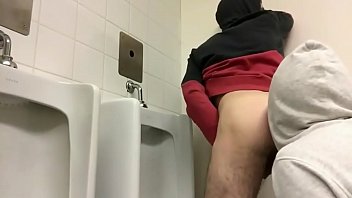 Preview 2 of Susu In Pants - Have sex in a public toilet