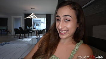 Preview 1 of Bangla Xxr - Filming My Wife Cum On Her First Monster Cock - Scarlett Page - TouchMyWife