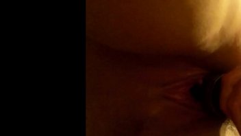 Preview 4 of Miley Cyrus Fake Porn Sex Tied - girlfriend fucks a big cucumber