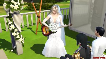 Preview 2 of Real Mom U Mold 1 - La Boda de Superman y Supergirl Fotos a la Novia Coraz&oacute_n Roto al Marido Cornudo Hentai Netorare Fuerte