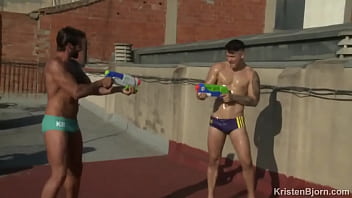 Preview 2 of Babe 189 - Playing and Frottage Bulges in Speedo (Sunga)