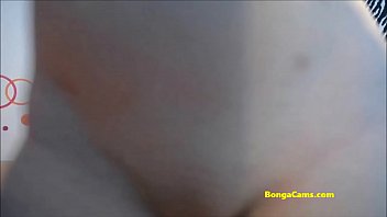 Preview 1 of Hot Actor Fuck - Blonde BongaCams nerdy girl fucks her ass and squirts