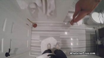 Preview 3 of Mistress Aurora - Getting sucked by gold digger during break in