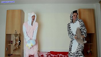 Preview 1 of Busty Pinoy - 4K Stepdaughter Gets Fucked in ass on one bad with her twin