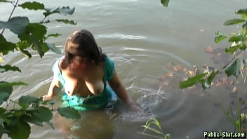Preview 4 of Most Buty Girls Pron - Kinky pee fun at the lake