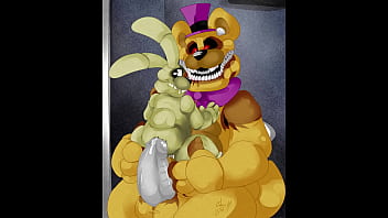 Preview 3 of Black Gay Pain Tube - FNAF Moesph | gay compilation