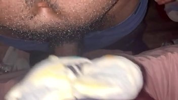 Preview 3 of Outside Bank - When my boyfriend say get geeked and swallow my nut with your Grills on