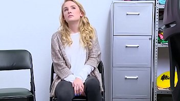 Preview 1 of Box Of Porn Xxx - Fit cop is banging two slutty thiefs in his office.