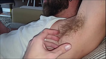 Preview 3 of Bisexual Incest Mmf Family - Toc&aacute_ndole los sobacos peludos a mi chico