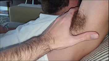 Preview 1 of Bisexual Incest Mmf Family - Toc&aacute_ndole los sobacos peludos a mi chico