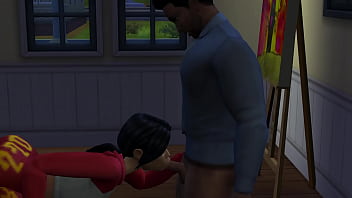 Preview 1 of Horse And Dog Ke Sath Sex - Kelly Fucks BBC Sims 4