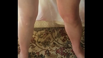 Preview 4 of Milf Footjob And Blowjob - Pissing on my pillowcases