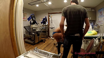 Preview 4 of Very Small Girl Fuck Big Cock - Adorable Latina Sheila Daniels Spread Eagle In Stirrups Gets Orgasm From Hitachi/Boyfriend In Front Of Doctor &amp_ Nurse Gyno Medfet Medical Exam More Videos Available At GirlsGoneGyno - Tampa University Physical Part 10 of 10 Reup