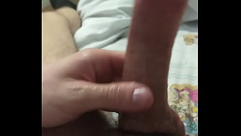 Preview 3 of Reach Around Ball Massage - Handjob Big White cock