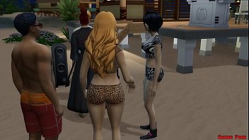 Preview 2 of Want To Fuck A Hot Mama Nextdoor - Bleach en la Playa Ichigo se Folla Fuertemente a la Hermosa Rangiku Buen&iacute_sima Anime Hentai - Tits Job