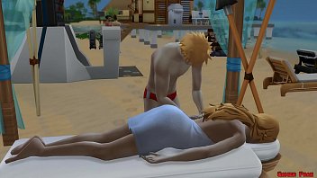 Preview 3 of Want To Fuck A Hot Mama Nextdoor - Bleach en la Playa Ichigo se Folla Fuertemente a la Hermosa Rangiku Buen&iacute_sima Anime Hentai - Tits Job