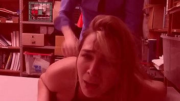 Preview 1 of Jav Trans Escort - This sexy shoplifter teen knows how to please horny officers.