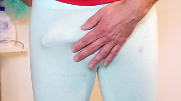 Preview 2 of Trycle Driver - Dude Has Hard Cock in Tights-Shows Pre-Cum (No Pee version)