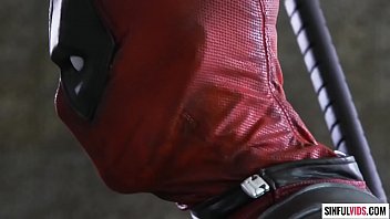 Preview 1 of Luna Maya Nude - Jessica Drake and Nikki Delano nasty foursome fuck in Deadpool XXX - An Axel Braun Parody Scene 5