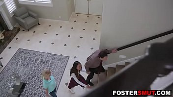 Preview 1 of The Steep Mom - Teen stepdaughter threesome fucked by foster parents