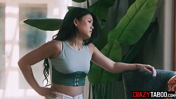 Preview 2 of Mmmm Xxxxxx - Sexy petite Asian teen Lulu Chu loves kinky surprise and hardcore fucking