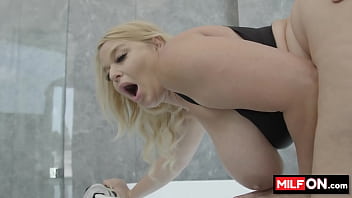 Preview 1 of Vzxxx - Two horny busty and big butt sluts fucked from behind by teen boys - London River,  Natasha Nice,  Diego Perez,  Jodie Johnson