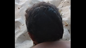 Preview 2 of Bf Big Dick Hurts Gf - Gozou gostoso na minha buceta na praia de Tambaba
