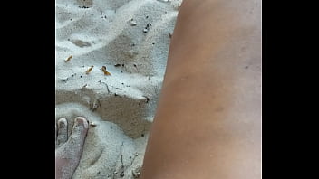 Preview 4 of Bf Big Dick Hurts Gf - Gozou gostoso na minha buceta na praia de Tambaba