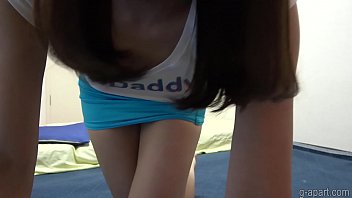 Preview 2 of Magma Film Skinny Milf Scat - Big Tits Japanese Babe MIU Cleaning the Room with Downblouse